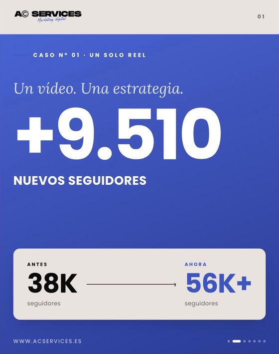 Caso 1: +9.510 seguidores con un solo reel